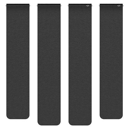 Bracelet Techsuit W074 pour Huawei Watch / Garmin Watch Series, 18mm, Noir Orange