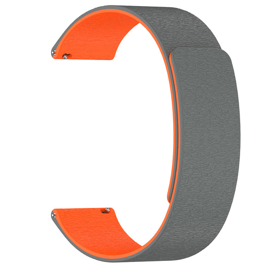 Bracelet Techsuit W074 pour Samsung Galaxy Watch Series, Gris Orange