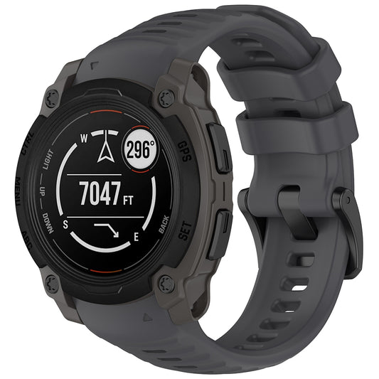 Techsuit W076 Armband für Garmin Instinct E 40mm, Grau