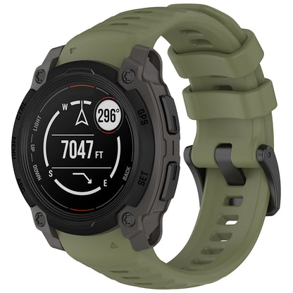 Bracelet Techsuit W076 pour Garmin Instinct E 45mm, Vert