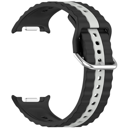 Techsuit W078 Armband für Samsung Galaxy Watch 8 Classic / Watch8 44mm / Watch 8 40mm, Schwarz