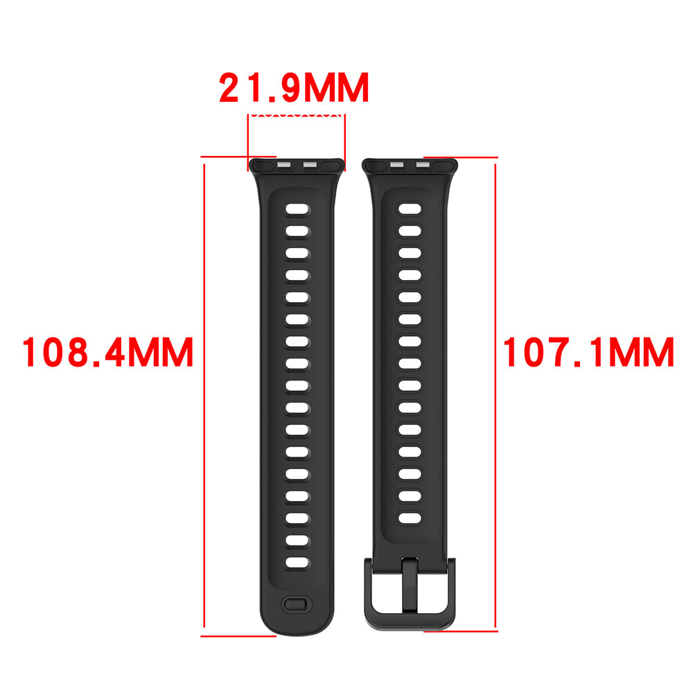 Techsuit W081 Armband für Honor Band 11 / 11 Pro, Schwarz