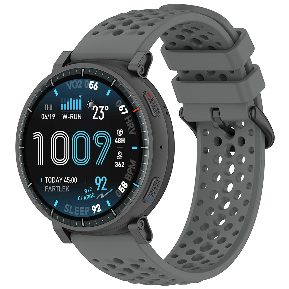 Techsuit W083 Armband für Amazfit Watch / Samsung Watch Series, 22mm, Grau