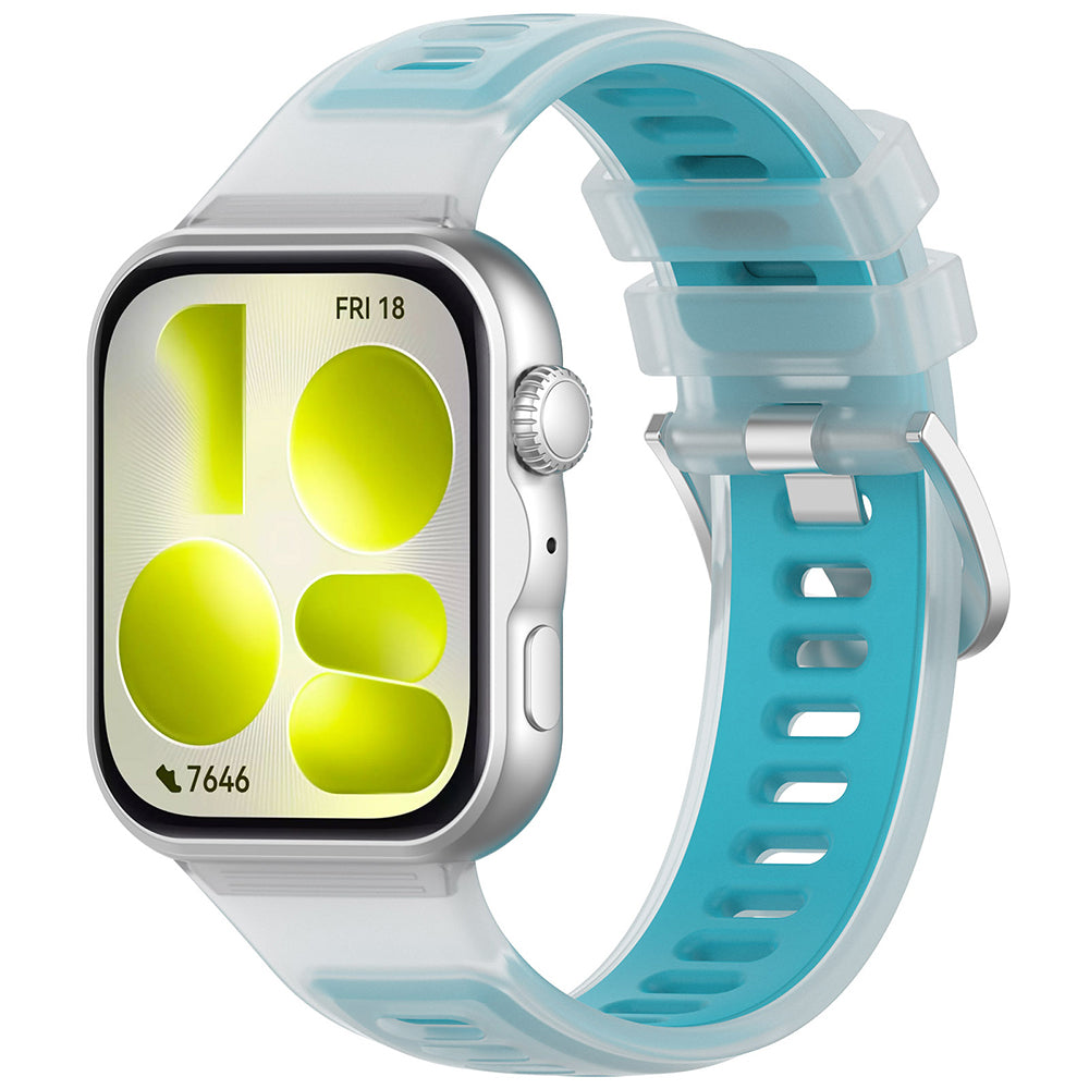 Bracelet Techsuit W084 pour Huawei Watch Fit 5 Pro / Fit 5 / Fit 4 Pro / Fit 4 / Fit 3, Turquoise