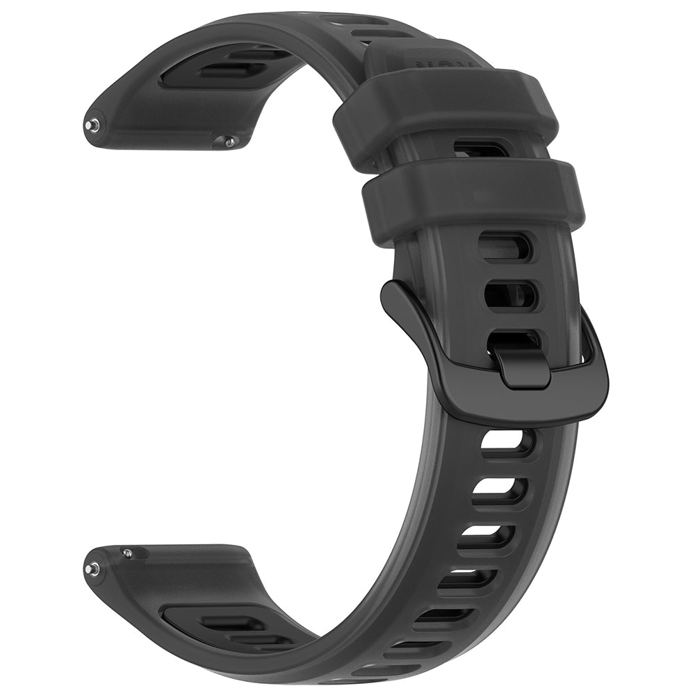 Techsuit W084 Armband für Samsung Galaxy Watch / Huawei Watch Series, 20mm, Schwarz