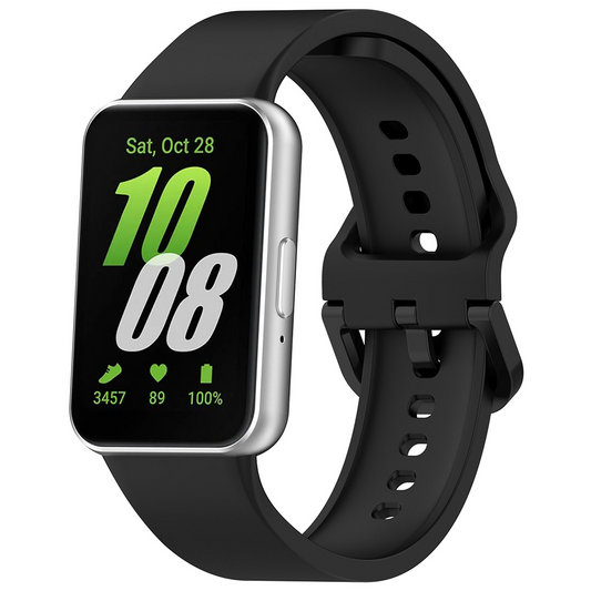 Bracelet Techsuit W086 pour Samsung Galaxy Fit3 R39M, Noir