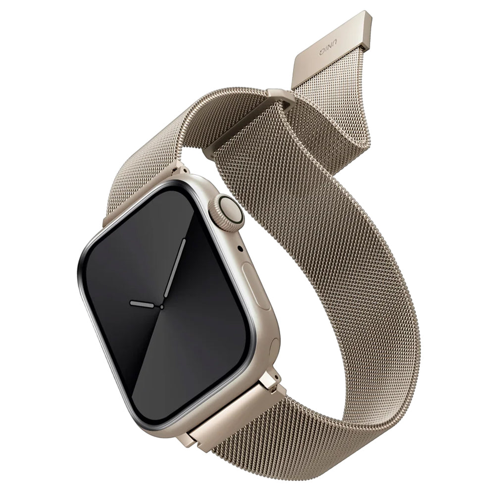 Bracelet UNIQ Dante pour Apple Watch 42mm / 41mm / 40mm / 38 Series, Doré