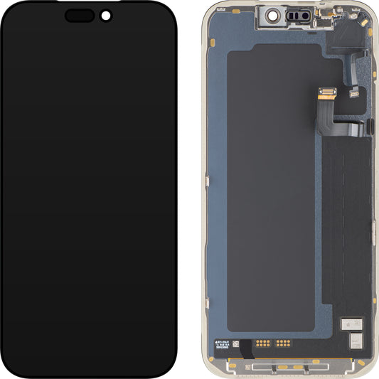 Display mit Touchscreen Apple iPhone 17 Pro Max, mit Rahmen, Schwarz, Service Pack 661-56050