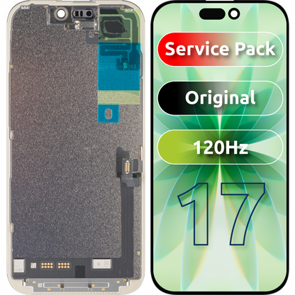Écran avec Touchscreen Apple iPhone 17, avec Cadre, Noir, Service Pack 661-56065