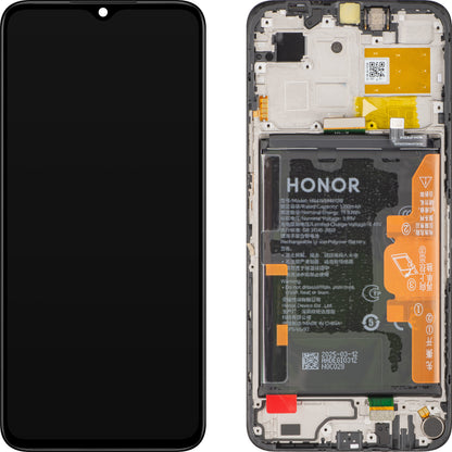 Écran avec écran tactile Honor X6b Plus / X6b, avec cadre et batterie, Noir, Service Pack 0235AKES
