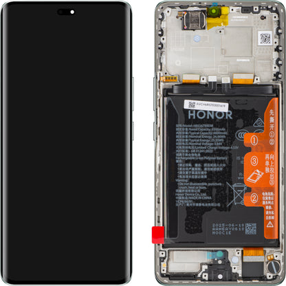 Display mit Touchscreen Honor Magic7 Lite, mit Rahmen und Akku, Türkis (Jade Cyan), Service Pack 0235AMQQ