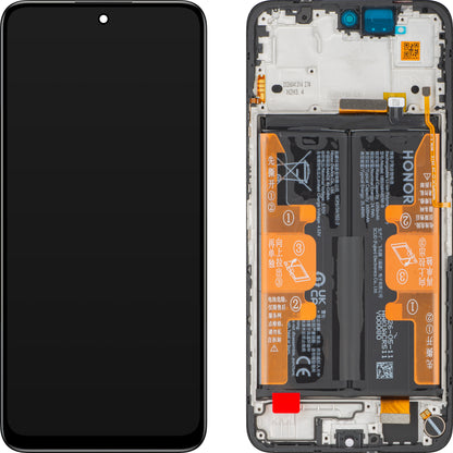 Écran tactile Honor 400 Smart 5G, avec cadre et batterie, noir, Service Pack 0235AQSV