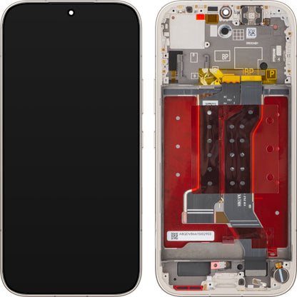 Display mit Touchscreen Honor 600 Pro, mit Rahmen, Gold (Golden White), Service Pack 0235ATTV