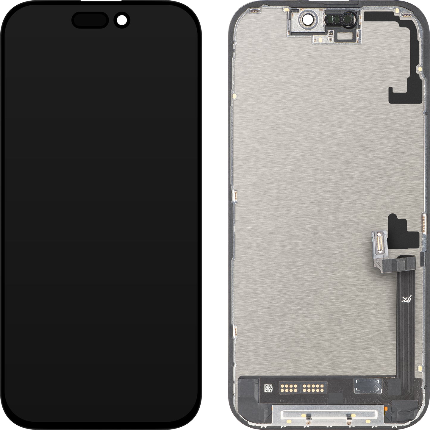 JK Touchscreen-Display für Apple iPhone 17, mit Rahmen, LCD In-Cell IC Movable Version, Schwarz