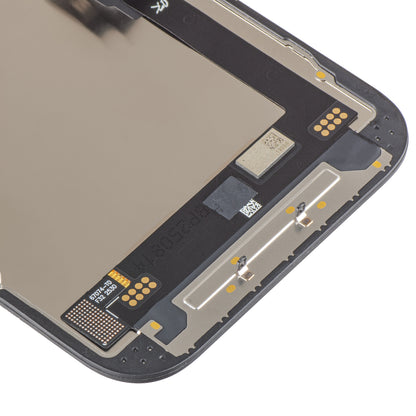 Display mit Touchscreen JK für Apple iPhone 16, mit Rahmen, LCD In-Cell IC Movable Version, Schwarz