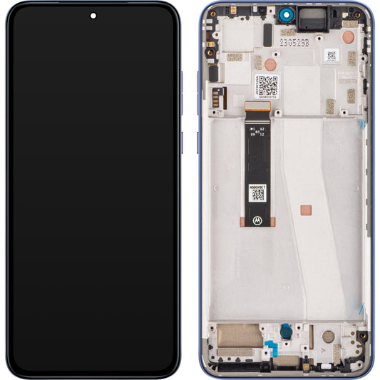 Touchscreen Display Motorola Edge 30 Neo, mit Rahmen, Lila (Very Peri), Service Pack 5D68C21405