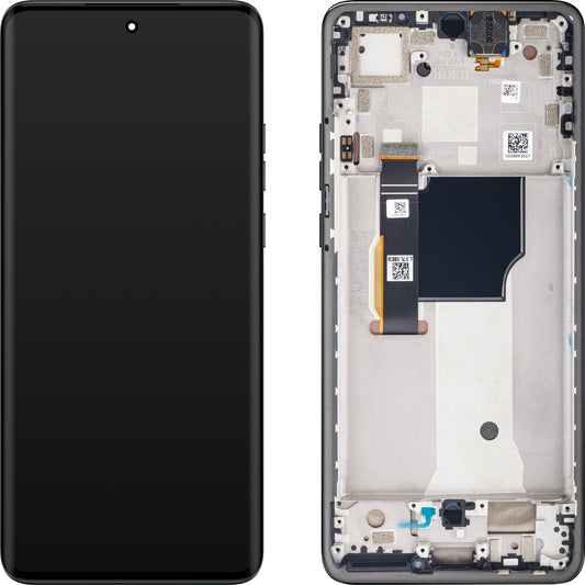Touchscreen-Display Motorola Edge 40 Neo, mit Rahmen, Version L3, Schwarz, Swap 5D68C23158