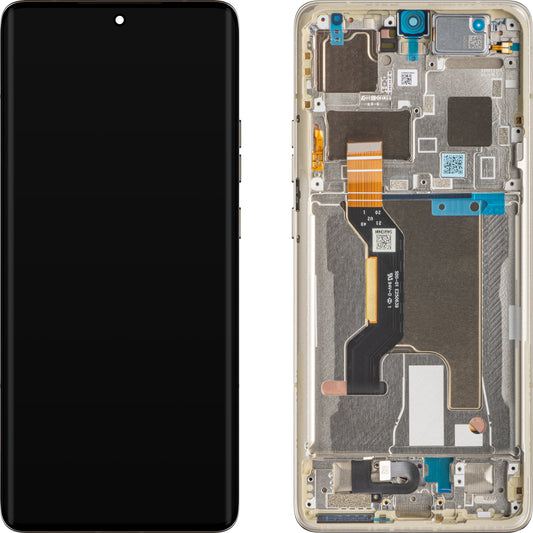 Écran tactile Motorola Edge 50 Ultra, avec cadre, beige (bois nordique), Service Pack 5D68C24484