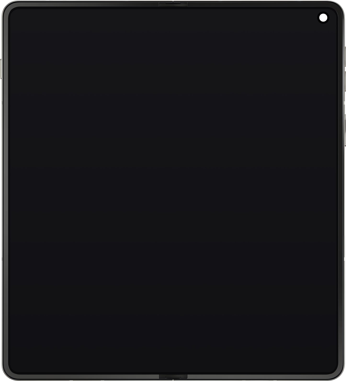 Touchscreen-Display Motorola Razr Fold, mit Rahmen, Unterer Innenteil, Schwarz (Pantone Blackened Blue) Service Pack 5D68C32444