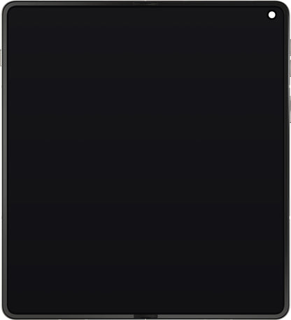 Touchscreen-Display Motorola Razr Fold, mit Rahmen, Unterer Innenteil, Schwarz (Pantone Blackened Blue) Service Pack 5D68C32444