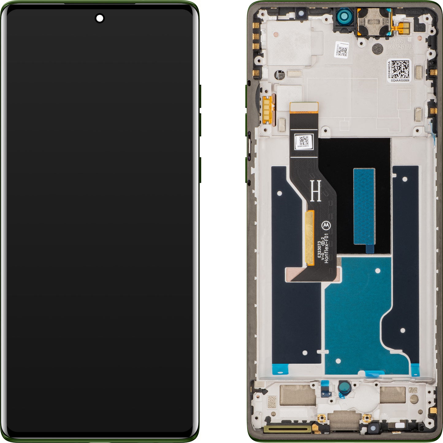 Écran tactile Motorola Edge 50 Fusion, avec cadre, vert (Forest Green), reconditionné 5D68C25167