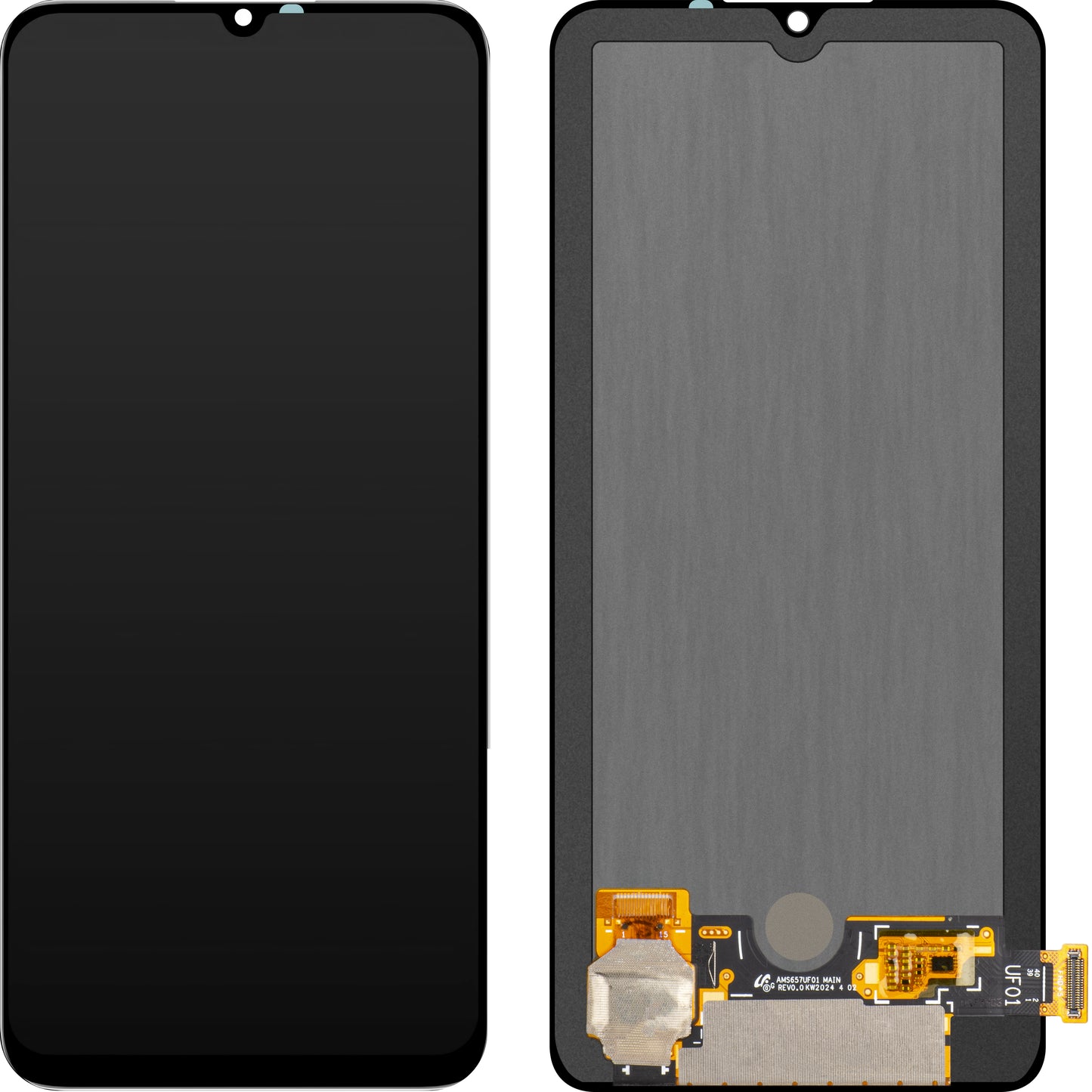 Display mit Touchscreen MP kompatibel mit Xiaomi Mi 10 Lite 5G, OLED-Version