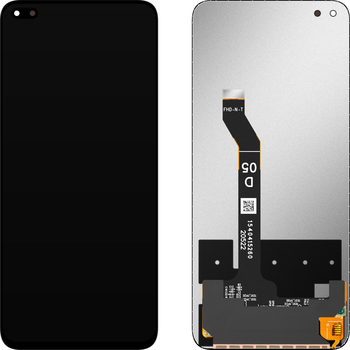Écran avec écran tactile MP compatible avec Honor 50 Lite
