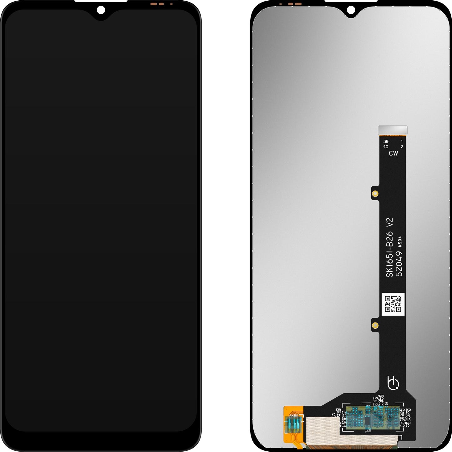 Écran avec Touchscreen MP compatible avec ZTE Blade A51 / Blade A71
