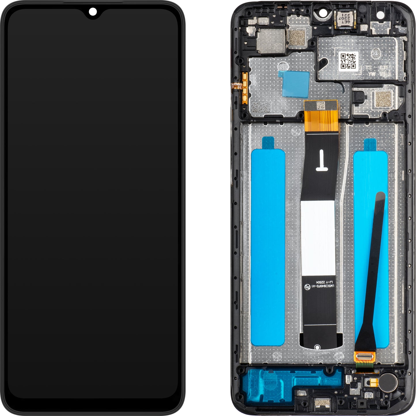 Écran tactile MP compatible avec Xiaomi Redmi 12C, avec cadre, noir, échange