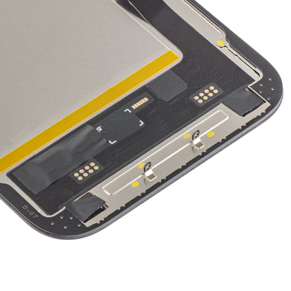 Écran tactile MP compatible avec Apple iPhone 15, avec cadre, version Soft OLED FHD IC Movable, Noir