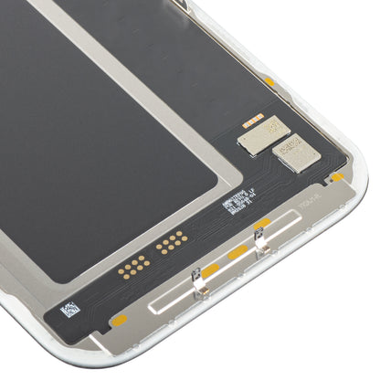 Écran tactile MP compatible avec Apple iPhone 17 Pro, avec cadre, version Soft OLED FHD 120Hz IC déplaçable, noir