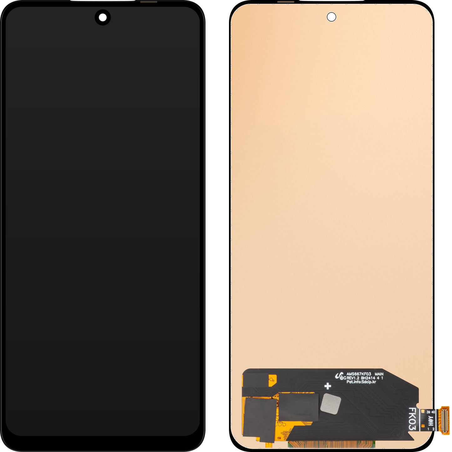 Écran avec Touchscreen MP compatible avec Oppo Reno12 F