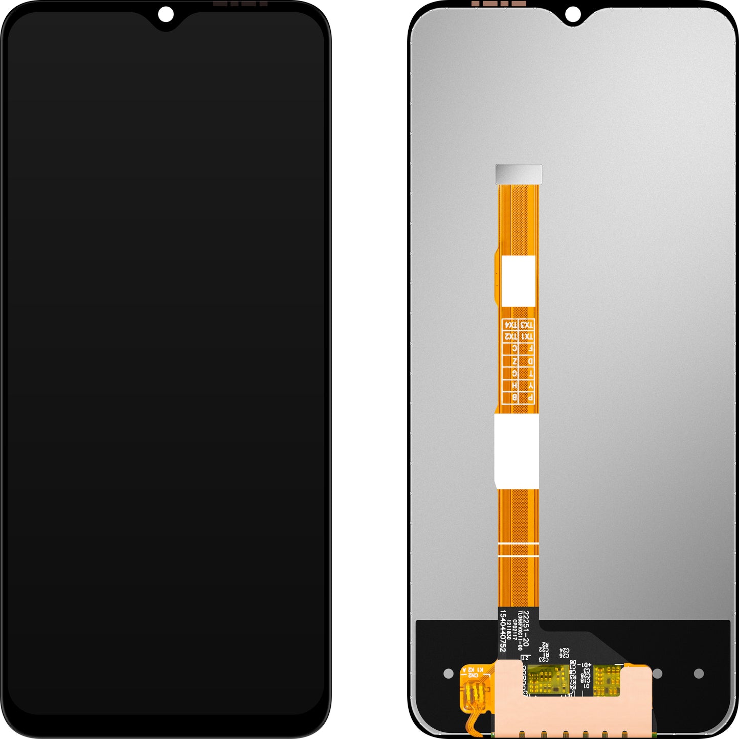 Écran avec Touchscreen MP compatible avec vivo Y35 (2015)