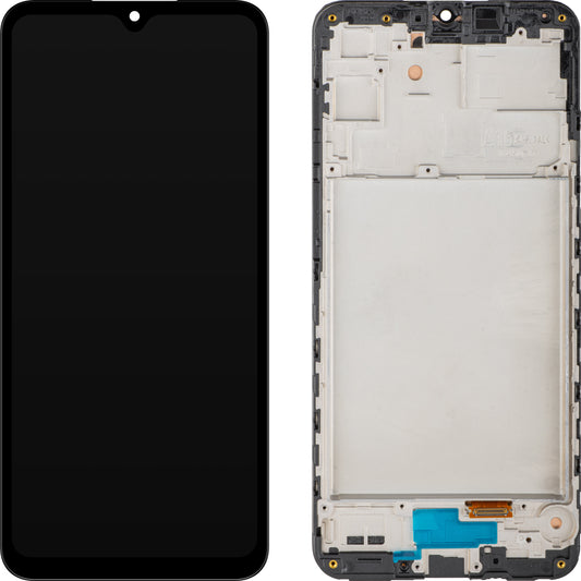 Écran avec Touchscreen MP compatible avec Samsung Galaxy A16 5G A166, avec Cadre, Noir