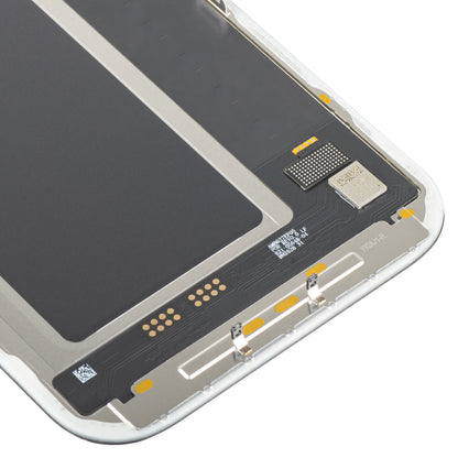 Écran tactile MP compatible avec Apple iPhone 17 Pro, avec cadre, version Soft OLED FHD 120Hz IC déplaçable, noir