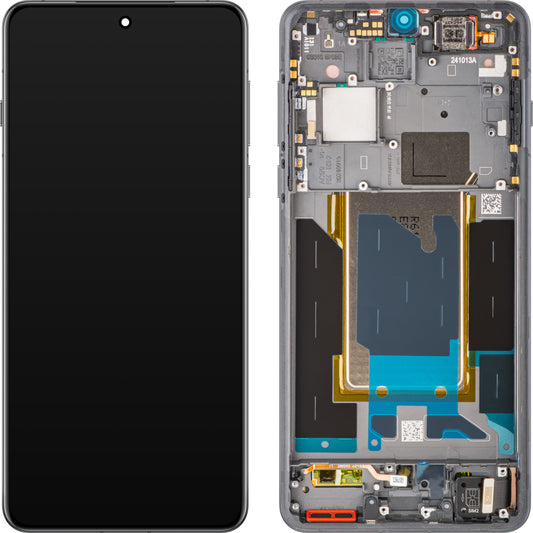 Écran tactile Oppo Find X8 Pro, avec cadre, Noir (Space Black), Pack de service 621029000356
