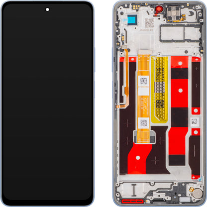 Display mit Touchscreen Oppo A5 Pro 4G, mit Rahmen, Blau (Feather Blue), Service Pack 621029000458