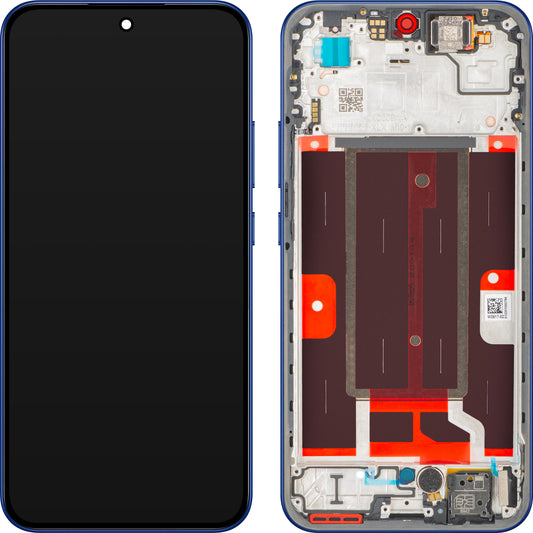 Écran avec écran tactile Oppo A6 Pro 5G, avec cadre, Bleu (Stellar Blue), Pack de service 621029000656