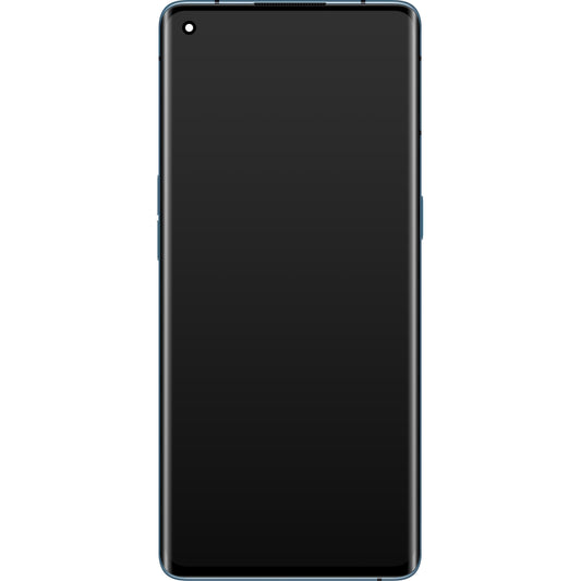 Display / Touchscreen für Oppo Reno4 Pro 5G | mit Rahmen | Blau (Galactic Blue) | Service Pack