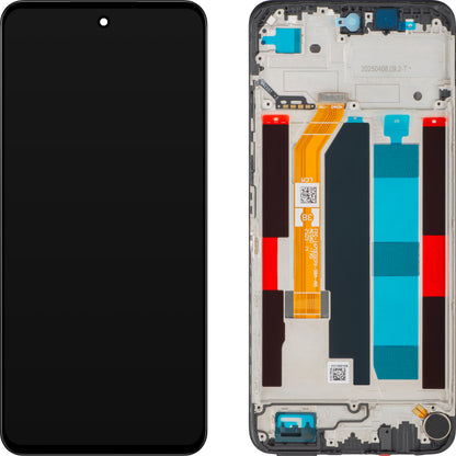 Écran avec écran tactile Realme C71, avec cadre, noir, Service Pack 621029000577