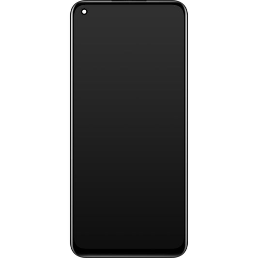 Touchscreen-Display Realme 8, mit Rahmen, Schwarz, Swap 4906919