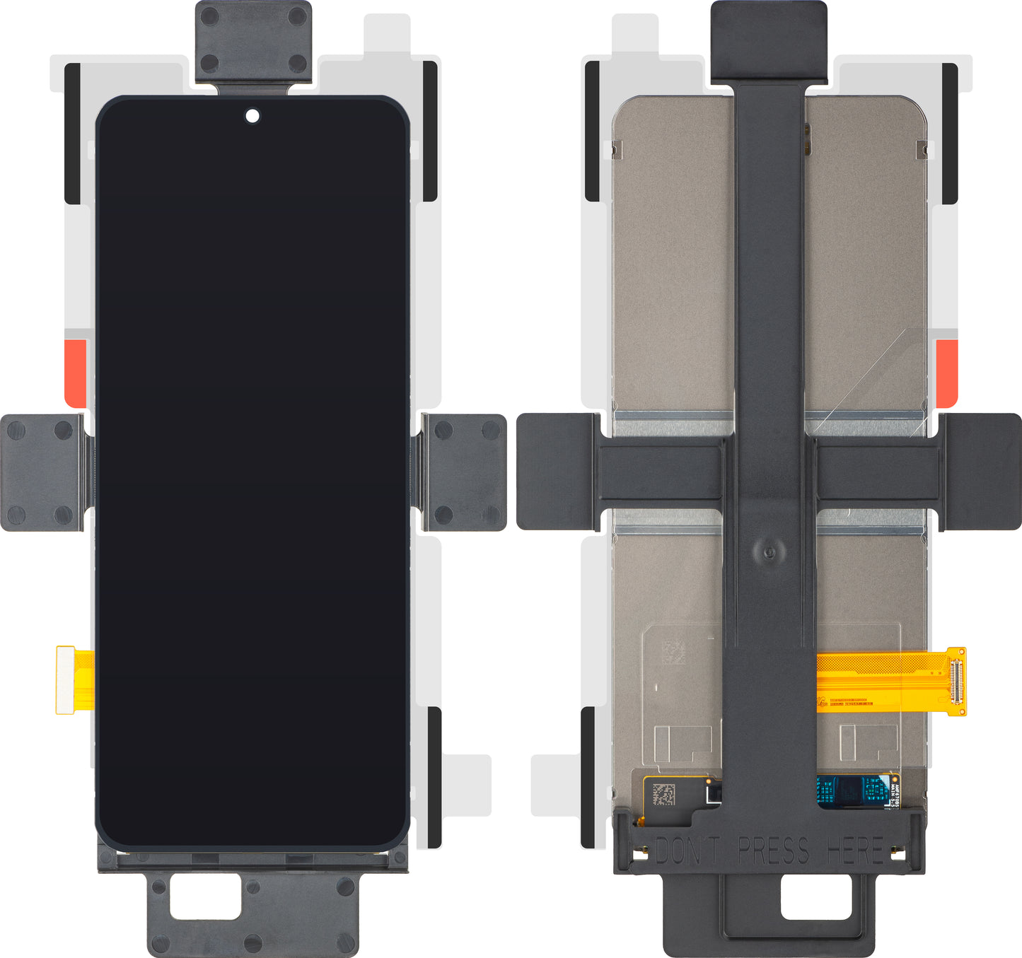 Display mit Touchscreen Samsung Galaxy Z Flip5 F731, Sub Inner, Service Pack GH82-32951A