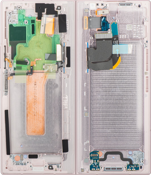 Samsung Galaxy Z Fold6 F956 Touchscreen-Display mit Rahmen, Unterer Innenteil, Rosa, Service Pack GH82-35042B