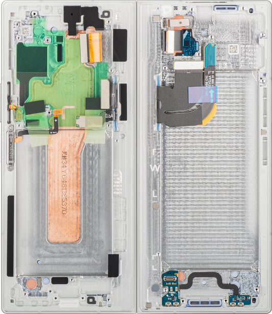 Samsung Galaxy Z Fold6 F956 Touchscreen-Display mit Rahmen, Sub Inner, Weiß, Service Pack GH82-35042E