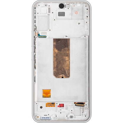 Touchscreen Display Samsung Galaxy A54 A546, mit Rahmen, Weiß, Service Pack GH82-31231B