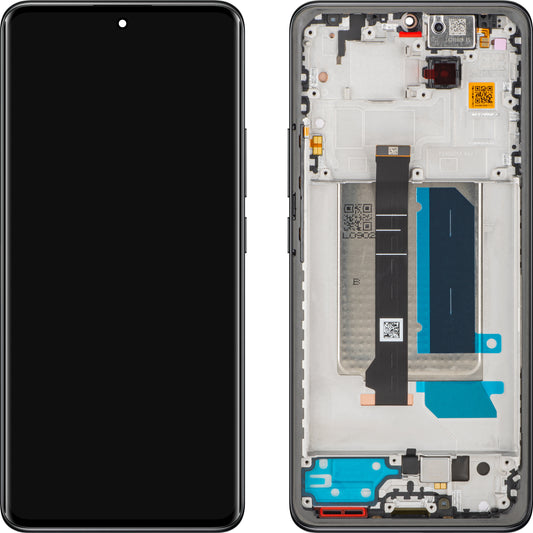Écran tactile Xiaomi Redmi Note 14 Pro+ 5G, avec cadre, Noir (Midnight Black), Pack de service 5600190O16U00