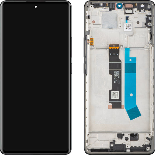 Écran tactile Xiaomi Redmi Note 14 Pro 4G, avec cadre, Noir (Midnight Black), Pack de service 560003000O600