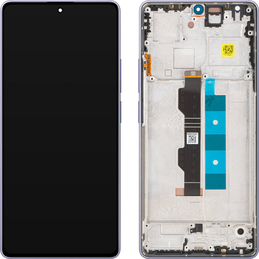 Écran tactile Xiaomi Redmi Note 14S, avec cadre, Violet (Aurora Purple), Service Pack 56000200N6R00