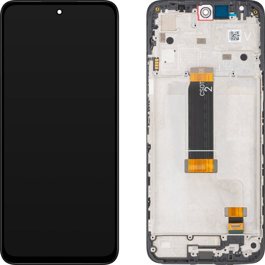 Écran tactile Xiaomi Redmi 12 5G, avec cadre, Noir, Service Pack 5600180M1900
