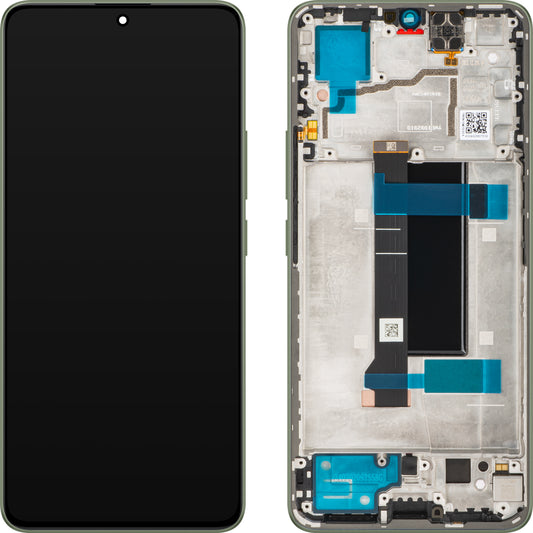 Écran tactile Xiaomi Redmi Note 13 Pro 5G, avec cadre, Vert (Olive Green), Service Pack 56000300N1600